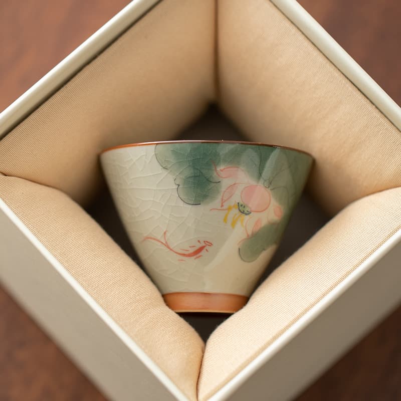 Chinese Ge Kiln Handmade Ceramic Master Cup